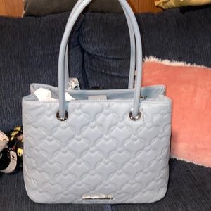 BNWT Betsey Johnson Blue Tote